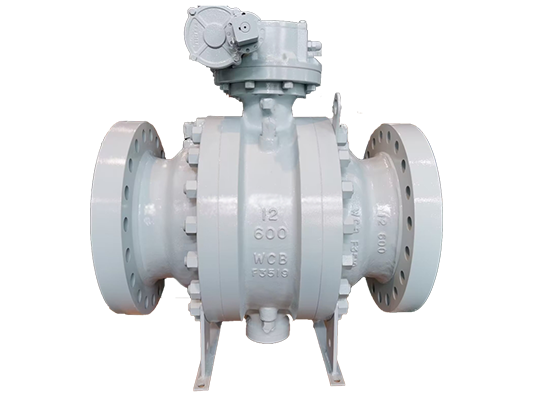 What is the function of a ball valve?